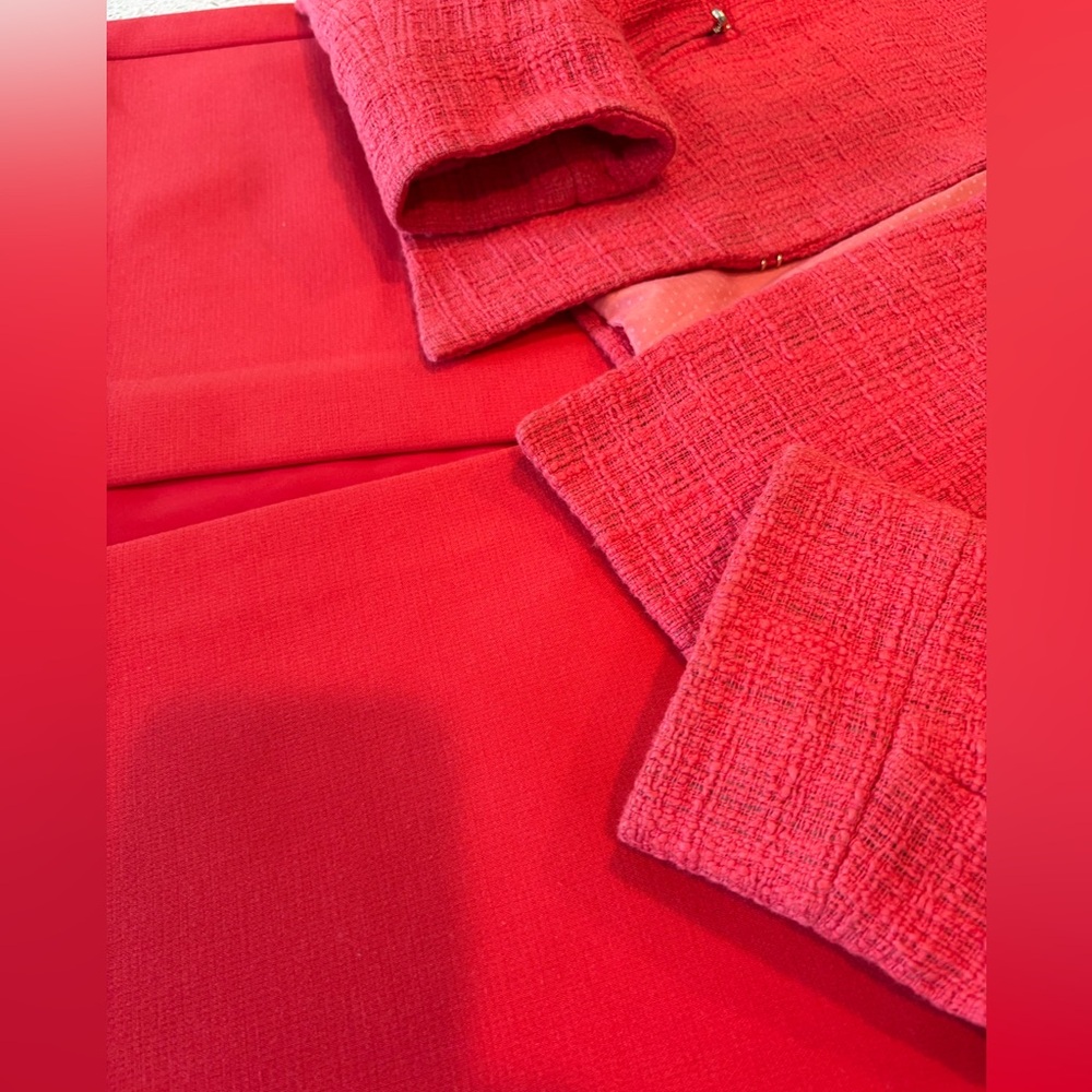 Ann Taylor Coral Blazer with Texture - Picture 10 of 10